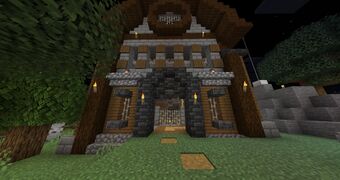 Entrance to the chicken farm at David's base.